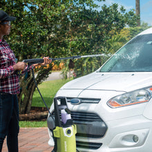 Load image into Gallery viewer, Sun Joe SPX2600-SJG Electric Pressure Washer | 2600 Max PSI | 1.3 GPM | Included Feather Brush and Wheel Brush