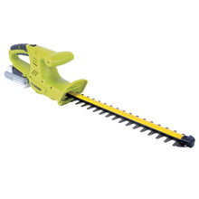 Load image into Gallery viewer, Sun Joe 24V-HT18-LTE 24-Volt iON+ Cordless Handheld Hedge Trimmer Kit | 5/8&quot; | W/ 2.0-Ah Battery and Charger
