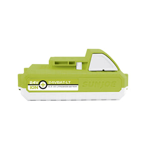 Snow Joe + Sun Joe iON+ 24VBAT-LT EcoSharp® LITE Lithium-Ion Battery | 24-Volt | 2.5-Ah