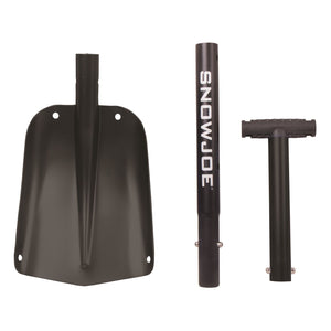 Snow Joe ATJ401M-BLK  Compact Utility Shovel | 32-Inch | Aluminum | 3-Piece Smart Lock