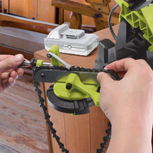 Load image into Gallery viewer, Sun Joe 24V-CSSHRP-CT 24-Volt iON+ Cordless Mountable Chain Saw Sharpener | Tool Only
