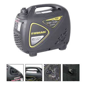 FIRMAN SPS1000i 1000-Watt Gas Powered Parallel Capable Inverter Generator