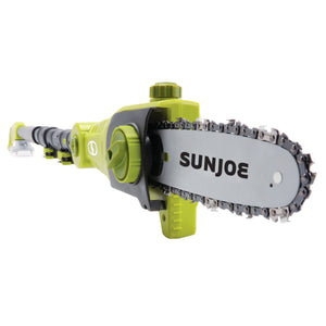 Sun Joe 24V-PS8-LTE 24-Volt iON+ Cordless Telescoping Pole Chainsaw Kit | 8-Inch | W/ 2.0-Ah Battery and Charger