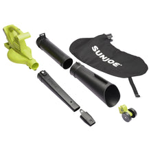 Load image into Gallery viewer, Sun Joe iONBV 40-Volt iONMAX Cordless 3-in-1 Blower Vacuum Mulcher Kit | 200-MPH | W/ 4.0-Ah Battery and Charger
