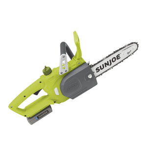Sun Joe 20ViONLTE-CS10 20-Volt iON Cordless Chainsaw Kit | 10-Inch | W/ 2.0-Ah Battery and Charger