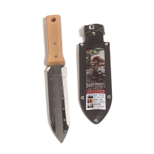 Load image into Gallery viewer, Nisaku NJP650 7.25 in. Blade Hori-Hori Japanese Stainless Steel Tomita Weeding Knife

