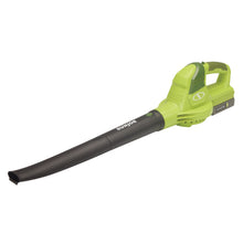 Load image into Gallery viewer, Sun Joe 20ViONLTE-BLW 20-Volt iON Cordless Blower/Sweeper Kit | W/ 2.0-Ah Battery and Charger
