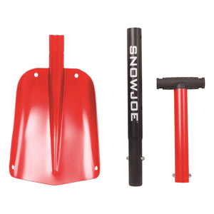 Snow Joe ATJ401M-RED  Compact Utility Shovel | 32-Inch | Aluminum | 3-Piece Smart Lock