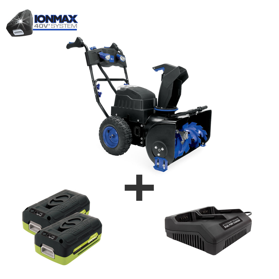 Snow Joe ION8024-XRP-RM 80-Volt iONMAX Cordless Two Stage