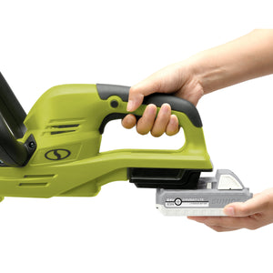 Sun Joe 24V-HT22-LTE 24-Volt iON+ Cordless Hedge Trimmer Kit | 22-Inch | W/ 2.0-Ah Battery and Charger