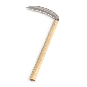 Nisaku MIKADUKIGAMA Japanese Stainless Steel Grass Sickle, 7.5-Inch Blade