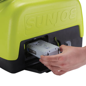 Sun Joe 24V iON+ Cordless Go-Anywhere Portable Sink/Shower Spray Washer Kit | 5 Gal | w/ 2.0Ah Battery + Charger