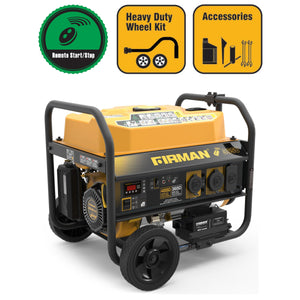 FIRMAN P03608 4550/3650 Watt Gas Remote Start Generator, CARB