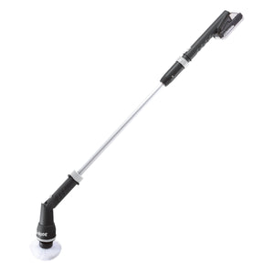 Sun Joe 24V-PWSCRB-LTW-BLK iON+ Cordless Handheld 360-Degree Spin Scrubber Brush Kit | W/ 1.3-Ah Battery and Charger (Black)
