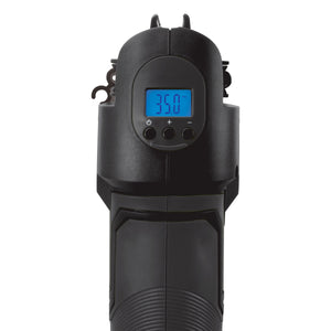 Sun Joe 24V-AJC-LTW-BLK 24-Volt iON+ Cordless Portable Air Comporessor Kit | W/ 1.3-Ah Battery, Charger, Storage Bag, and Nozzle Adapters (Black)