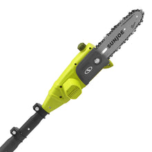 Load image into Gallery viewer, Sun Joe 20VIONLT-PS8-SJG 20-Volt iON Cordless Telescoping Pole Chain Saw Kit | 8-inch | W/ 2.5-Ah Battery and Charger
