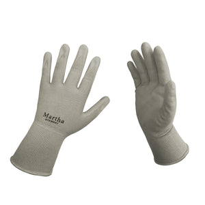 Martha Stewart MTS-GLVNP-SL-M Garden Gloves Three Pair Pack (Medium, Slate)